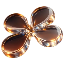 clover glass object